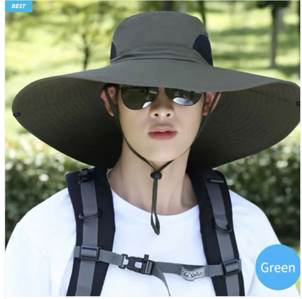 챙넓은 남자 정글모자 자외선차단 와이드챙 사파리 캡