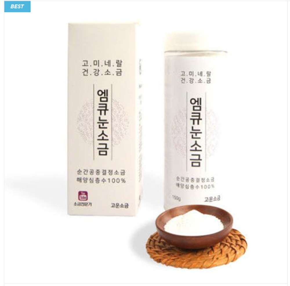 엠큐눈소금 해양심층수로 만든 고 미네랄소금,저염 고운입자 150g 오씨아드