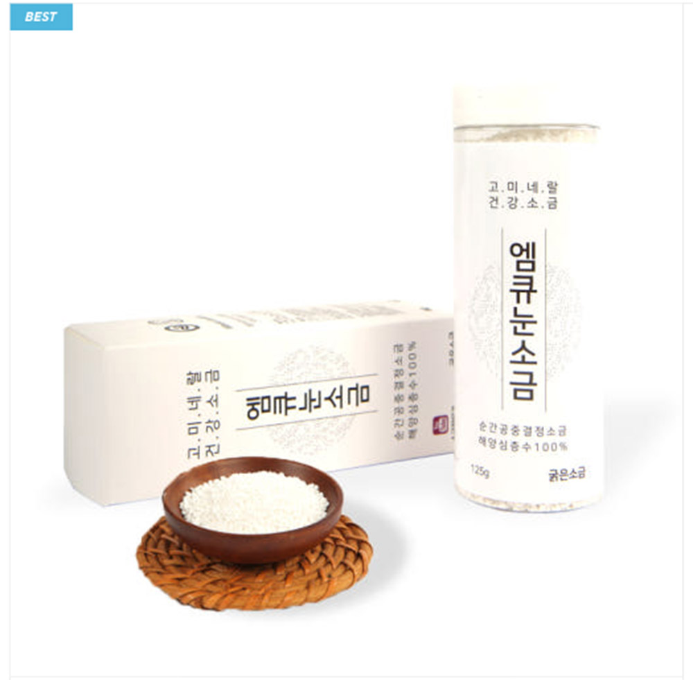 엠큐눈소금 해양심층수로 만든 고 미네랄소금,저염 고운입자 150g 오씨아드